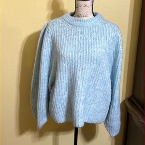 Topshop Statement Sleeve Sweater